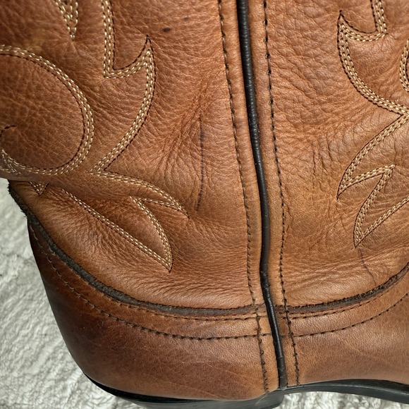 Masterson Mens Western Pull On Work Cowboy Boots Size 10D Leather Rugged - Picture 7 of 13